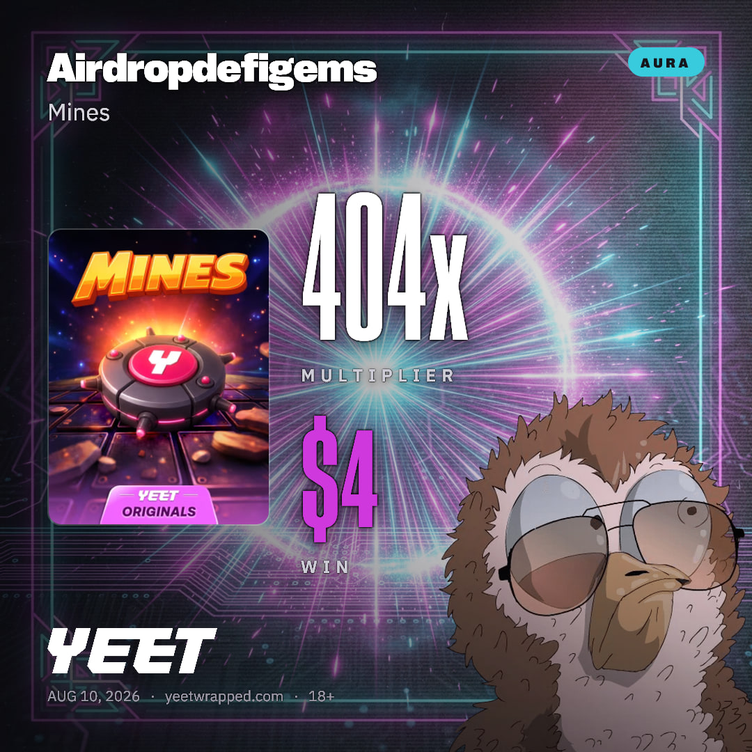 Airdropdefigems hit 404.1x on Mines