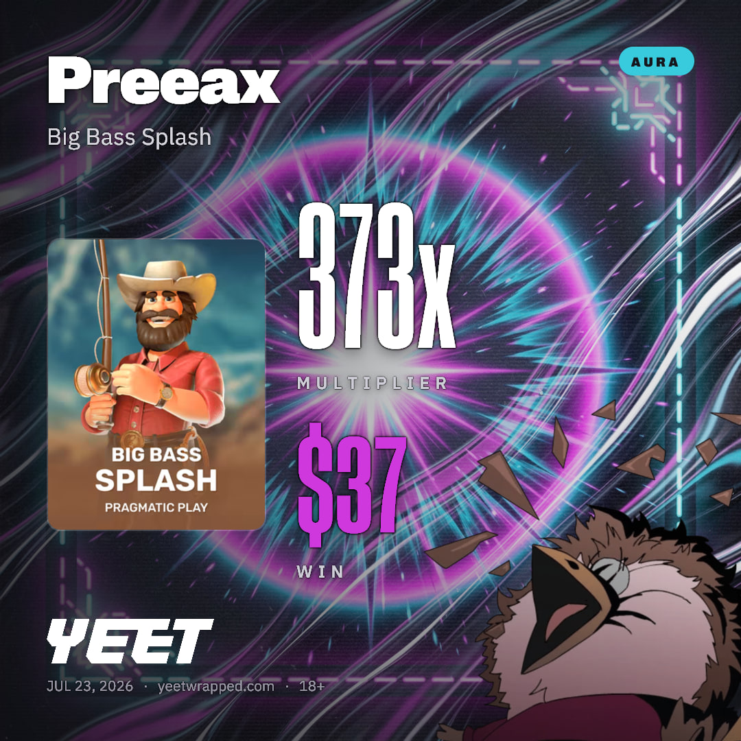 Preeax hit 372.6x on Big Bass Splash