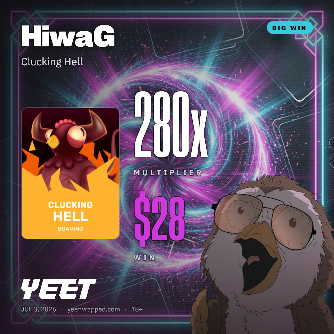 HiwaG hit 279.7x on Clucking Hell
