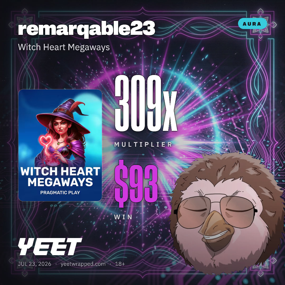 remarqable23 hit 308.8x on Witch Heart Megaways