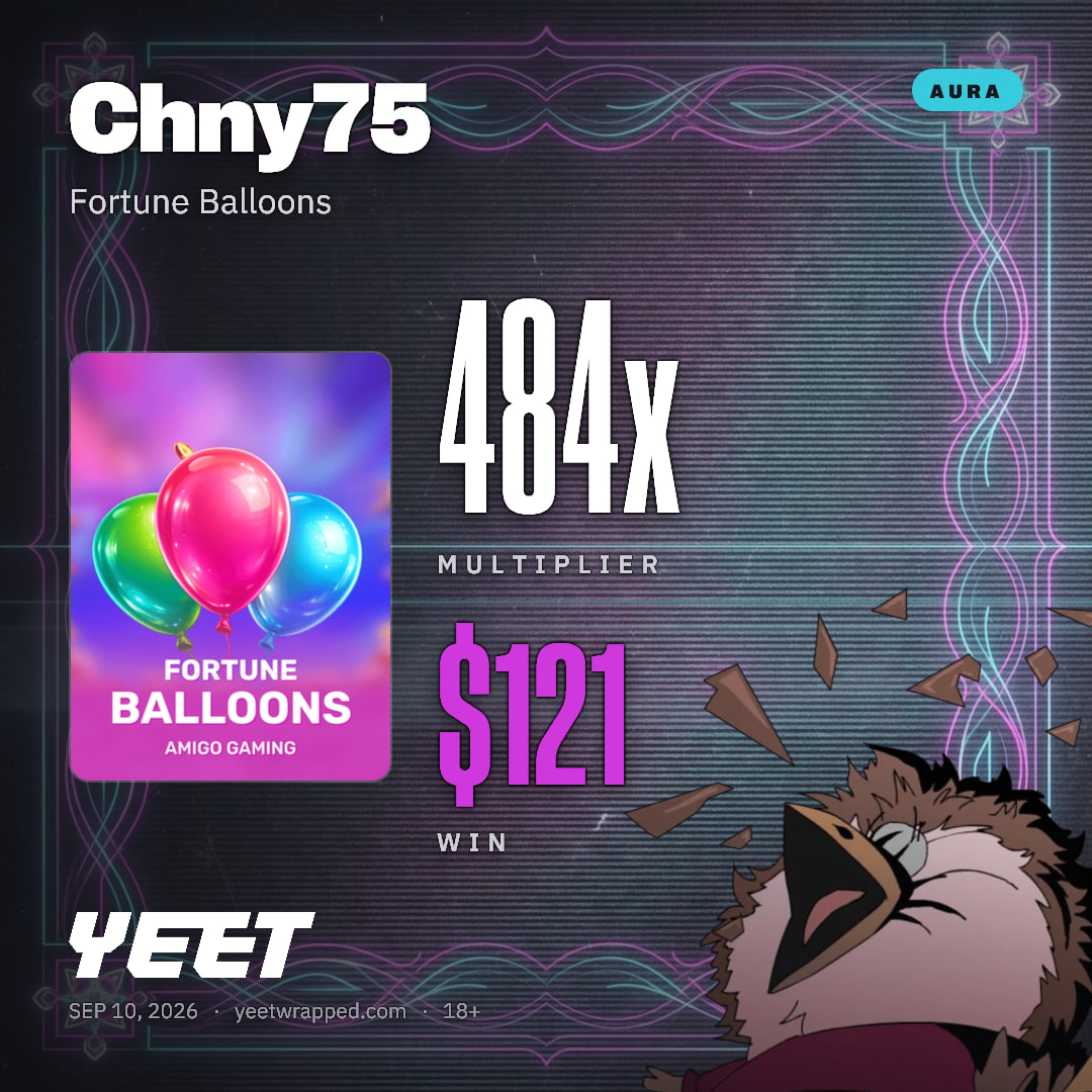 Chny75 hit 483.6x on Fortune Balloons