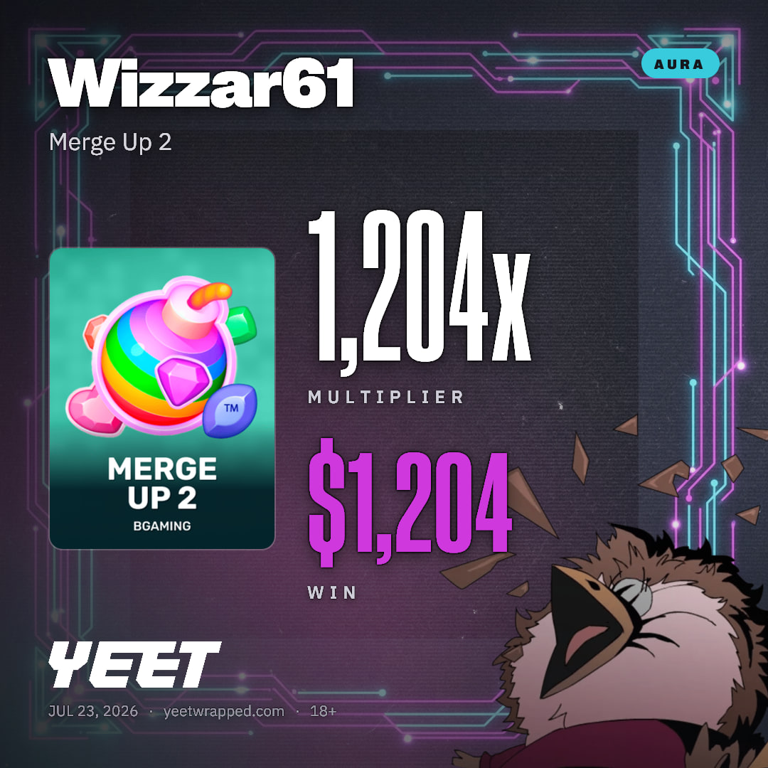 Wizzar61 hit 1,204x on Merge Up 2