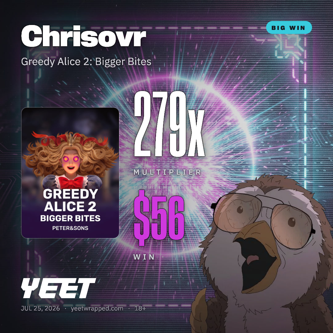 Chrisovr hit 279x on Greedy Alice 2: Bigger Bites