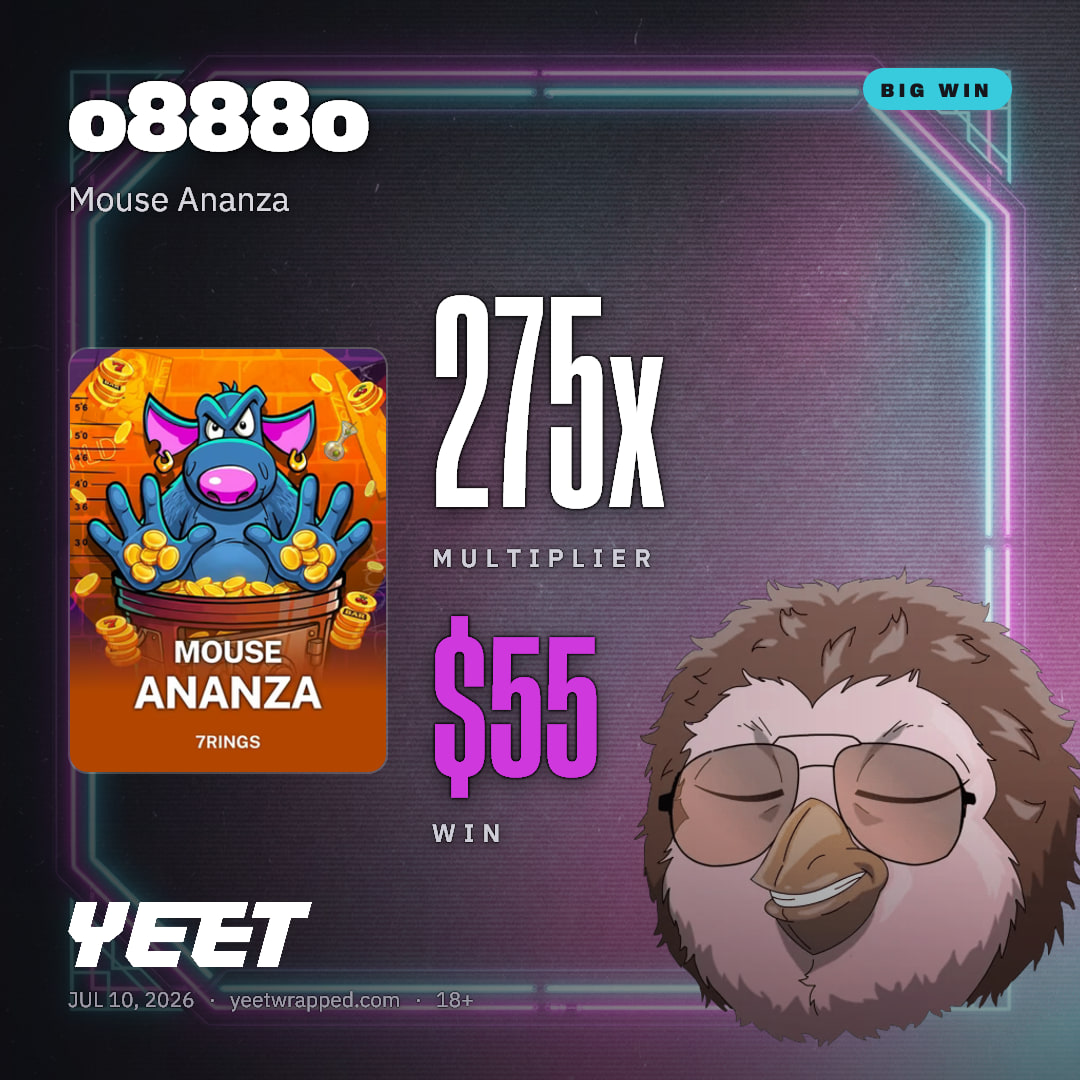 o888o hit 274.8x on Mouse Ananza