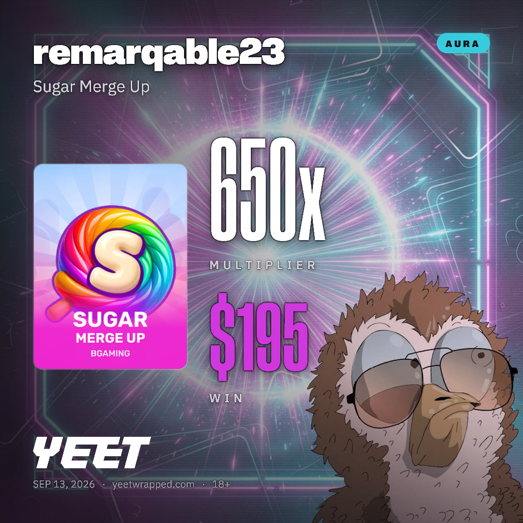 remarqable23 hit 650.3x on Sugar Merge Up