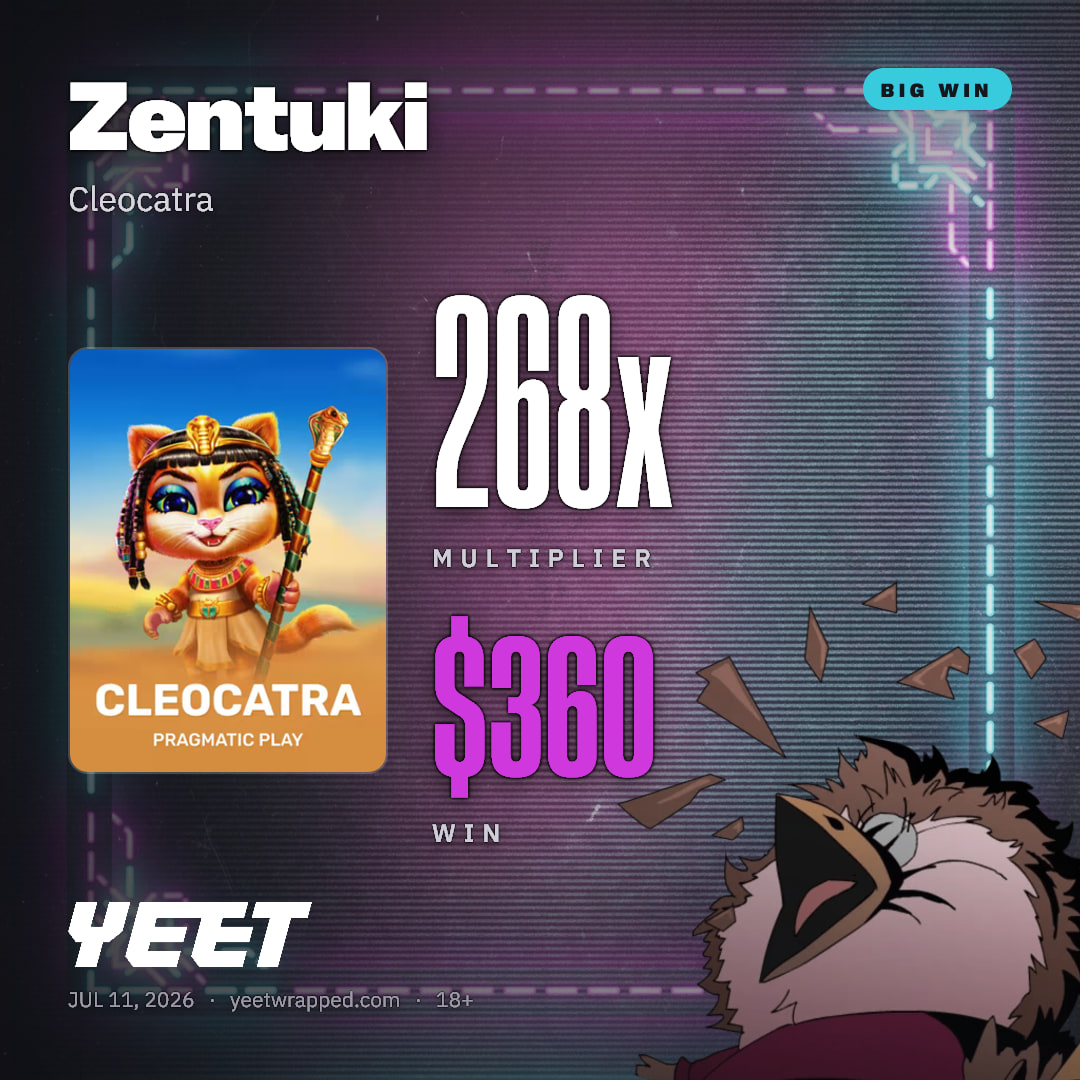 Zentuki hit 267.9x on Cleocatra