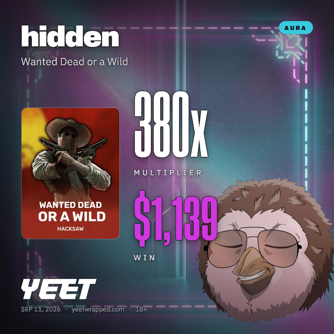 hidden hit 379.8x on Wanted Dead or a Wild