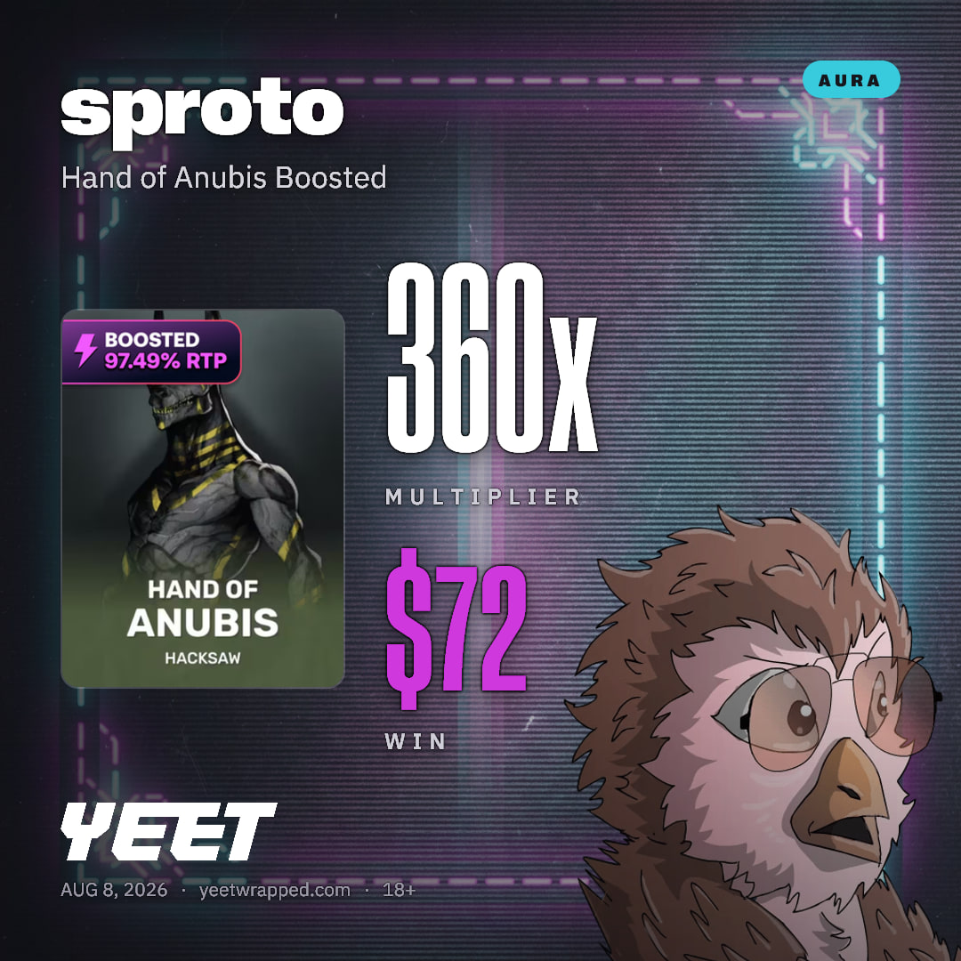 sproto hit 359.6x on Hand of Anubis Boosted