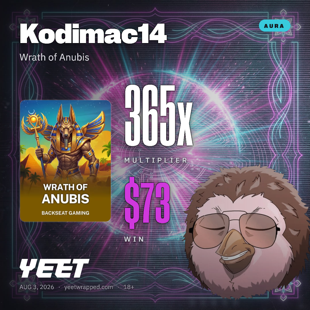 Kodimac14 hit 365.4x on Wrath of Anubis
