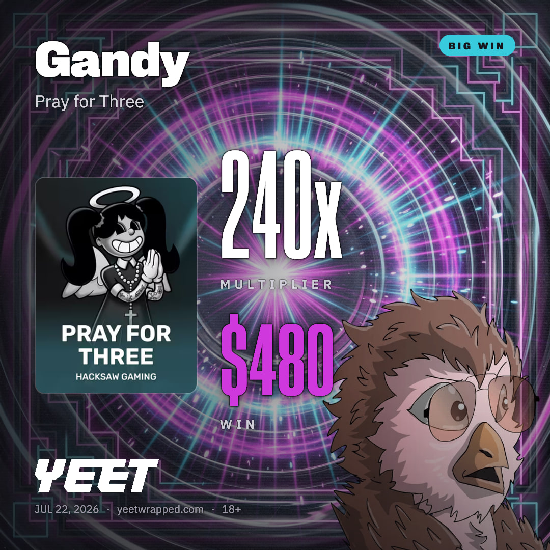 Gandy hit 240x on Pray for Three