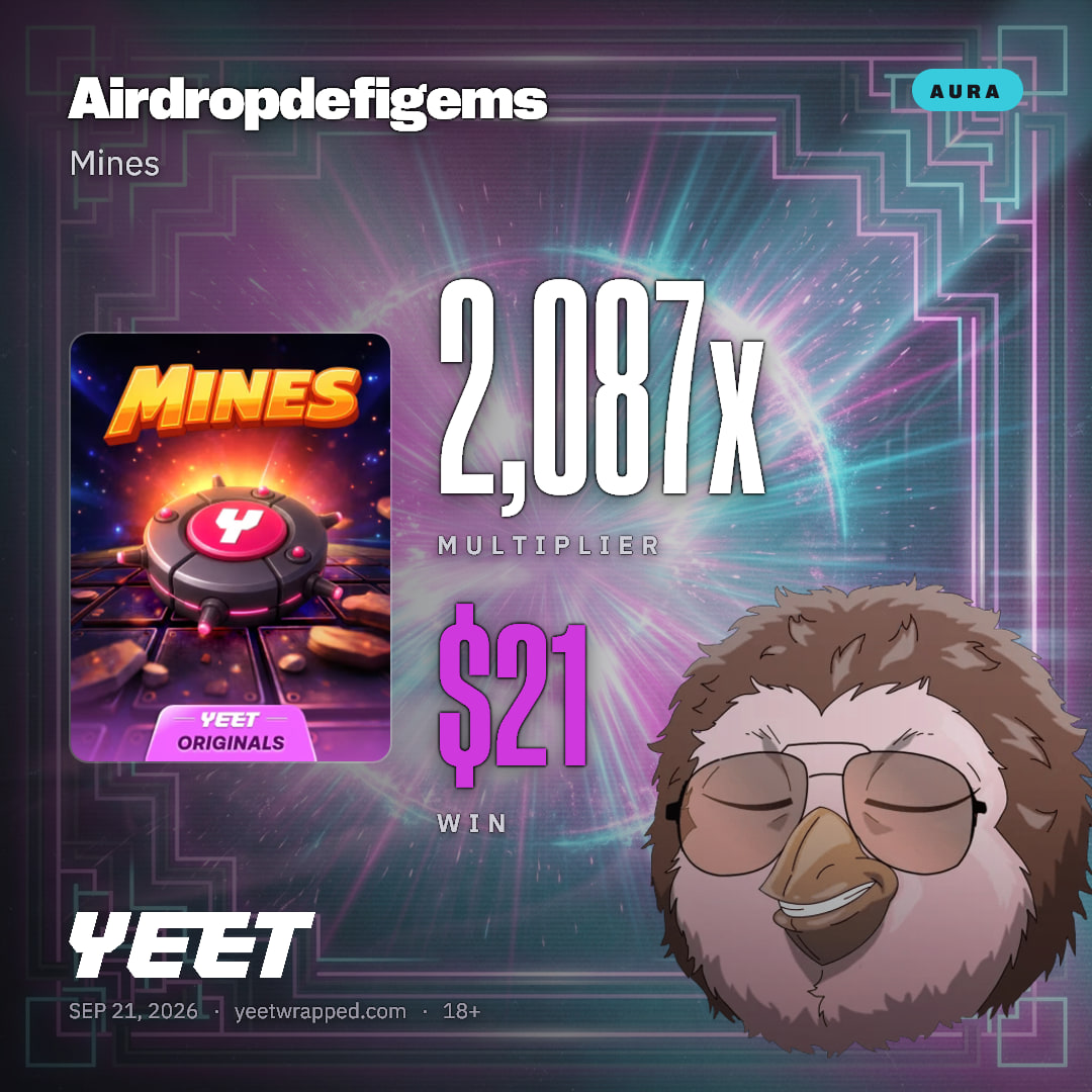 Airdropdefigems hit 2,087x on Mines