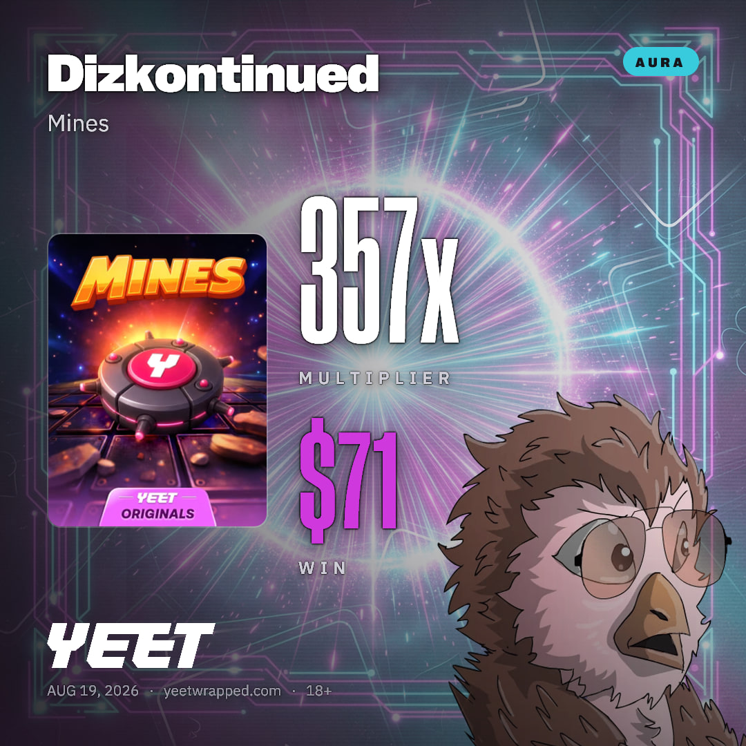 Dizkontinued hit 356.6x on Mines