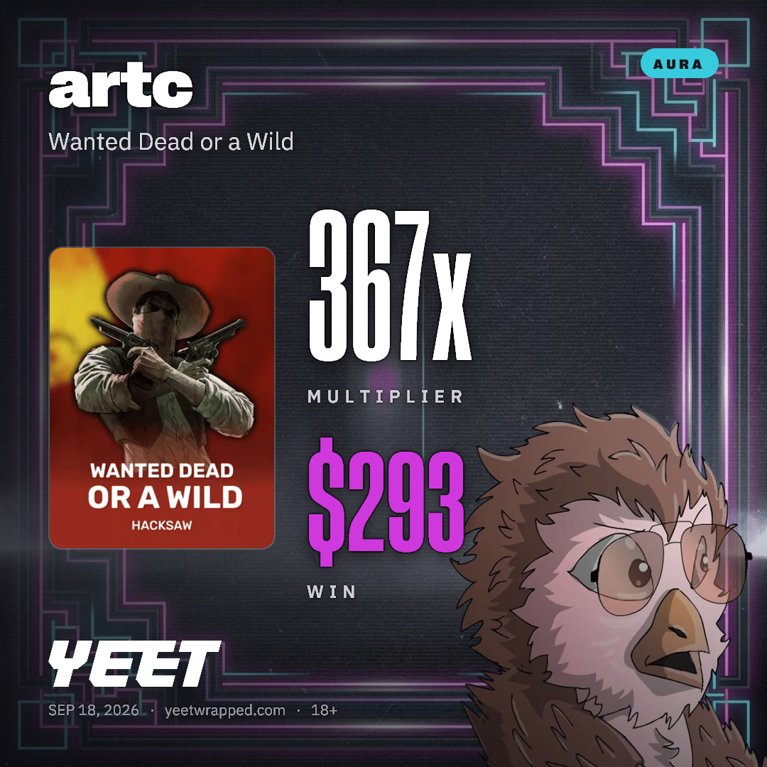 artc hit 366.8x on Wanted Dead or a Wild