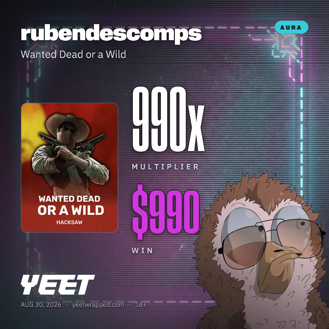rubendescomps hit 989.5x on Wanted Dead or a Wild