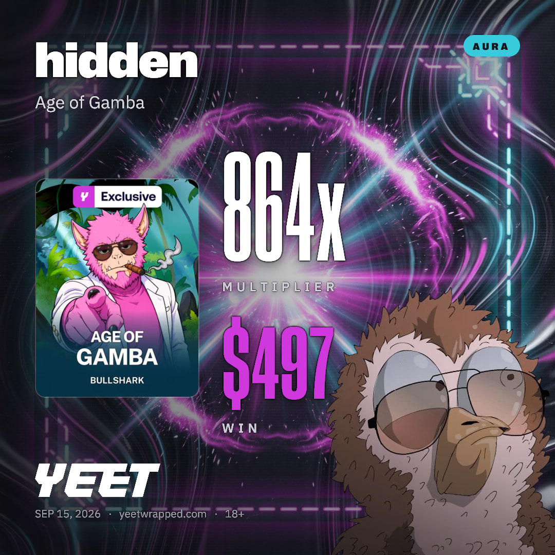 hidden hit 863.7x on Age of Gamba