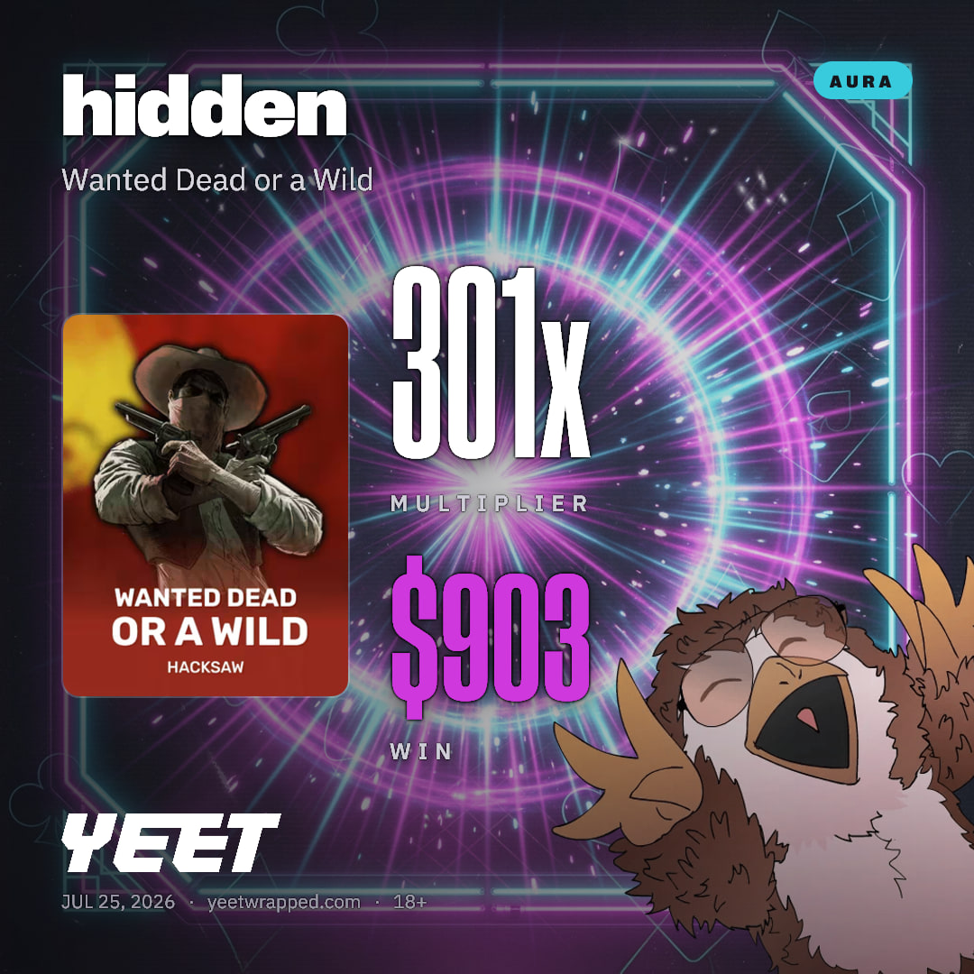 hidden hit 301.1x on Wanted Dead or a Wild