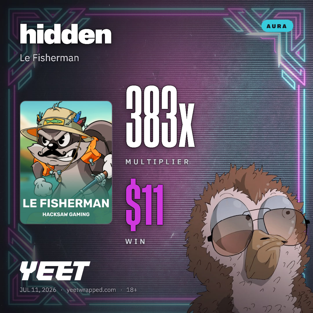 hidden hit 382.9x on Le Fisherman