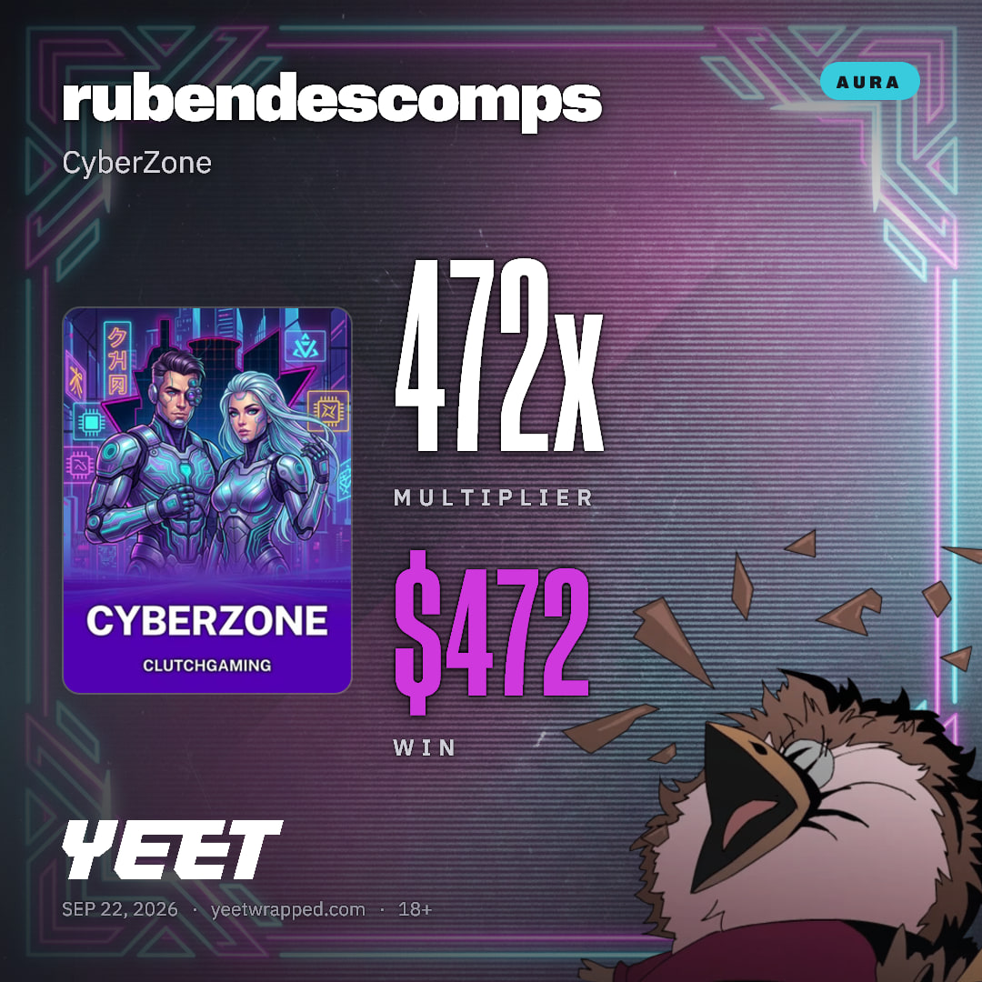 rubendescomps hit 472.2x on CyberZone