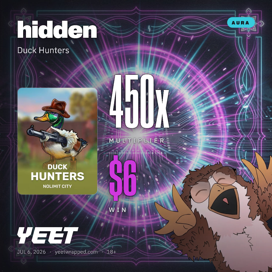 hidden hit 450.4x on Duck Hunters