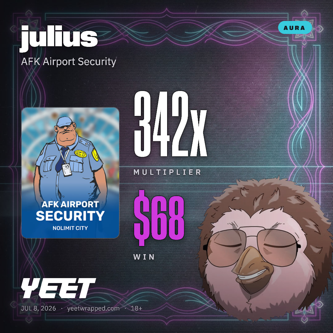 julius hit 342x on AFK Airport Security