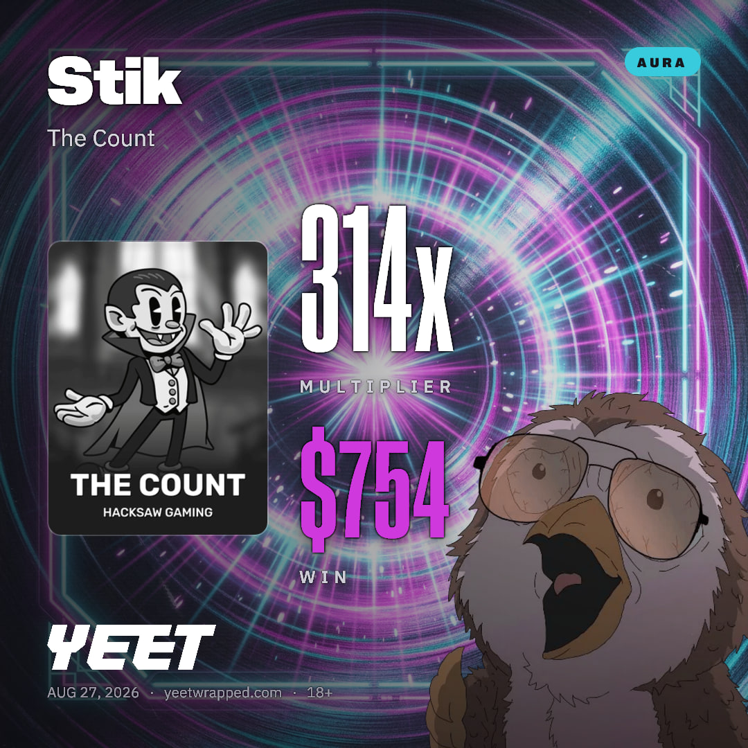 Stik hit 314.3x on The Count