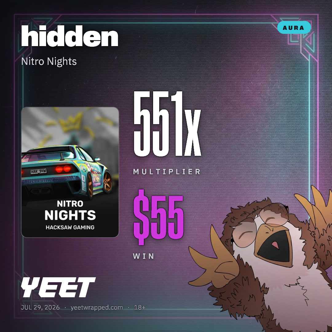 hidden hit 551.4x on Nitro Nights