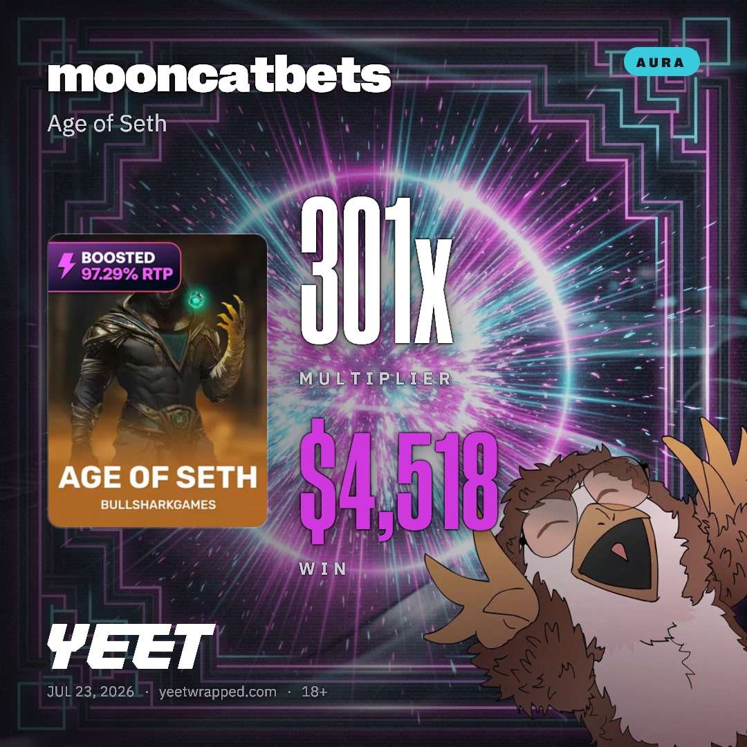 mooncatbets hit 301.2x on Age of Seth