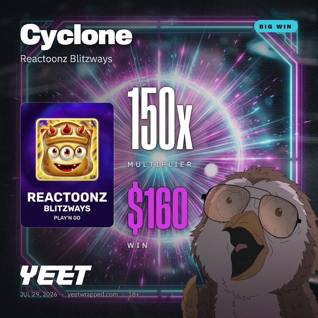 Cyclone hit 150x on Reactoonz Blitzways