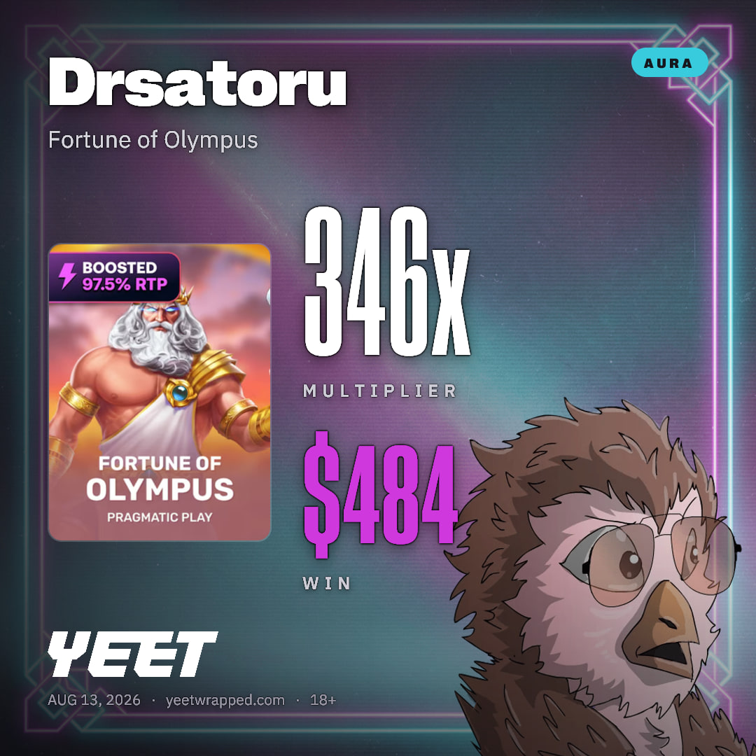 Drsatoru hit 345.8x on Fortune of Olympus