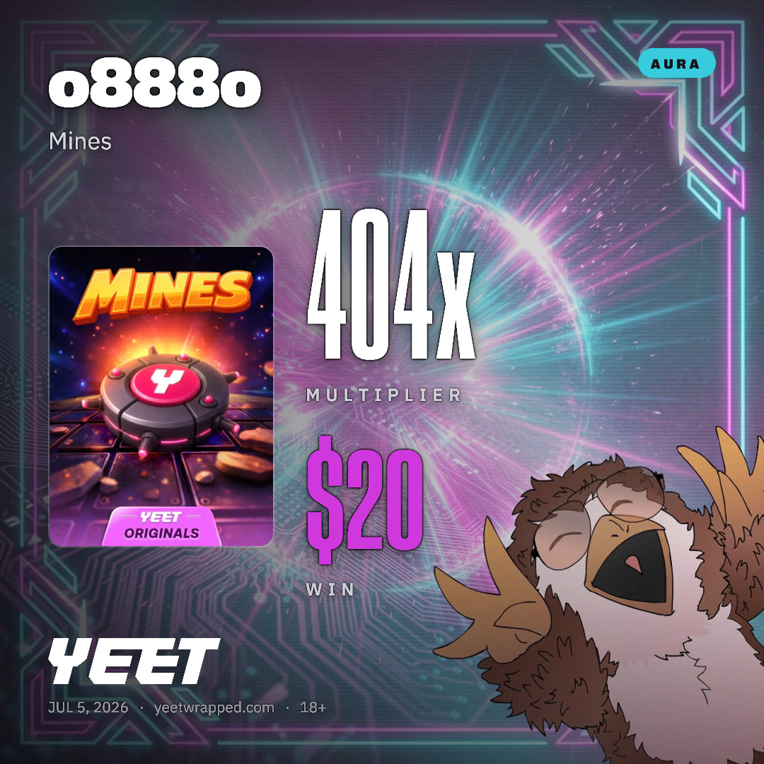 o888o hit 404.1x on Mines