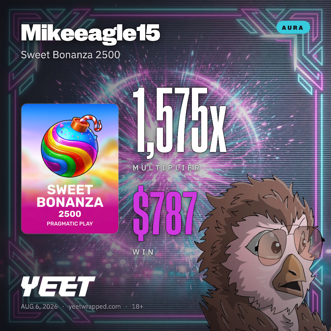 Mikeeagle15 hit 1,575x on Sweet Bonanza 2500