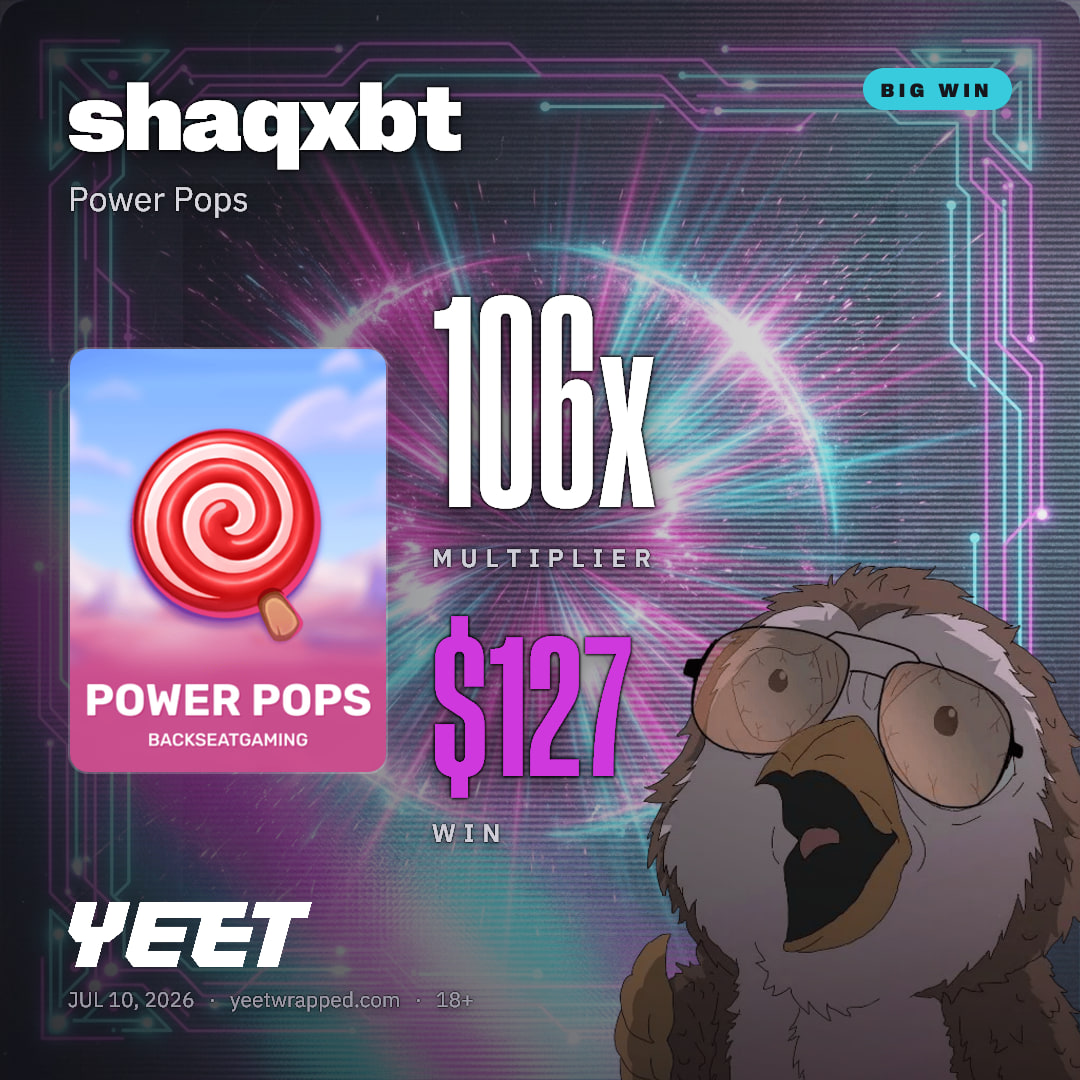 shaqxbt hit 105.5x on Power Pops