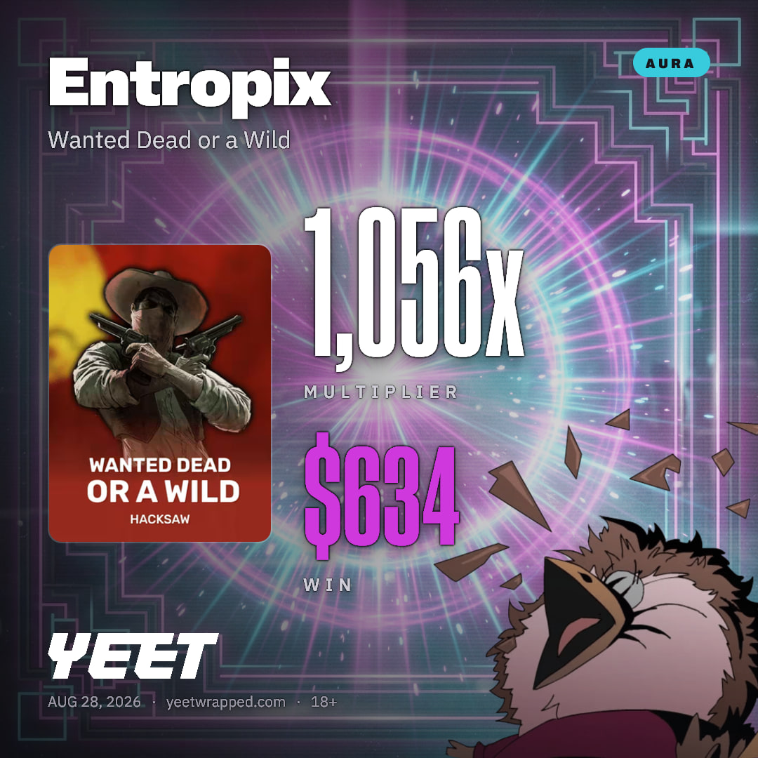 Entropix hit 1,056x on Wanted Dead or a Wild