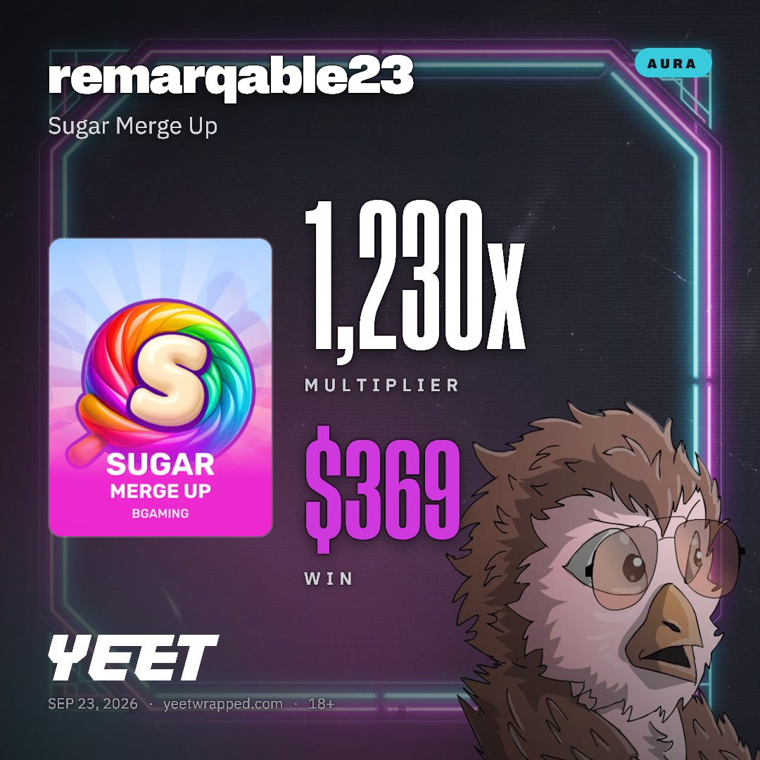 remarqable23 hit 1,230x on Sugar Merge Up