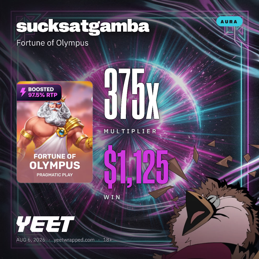 sucksatgamba hit 375x on Fortune of Olympus