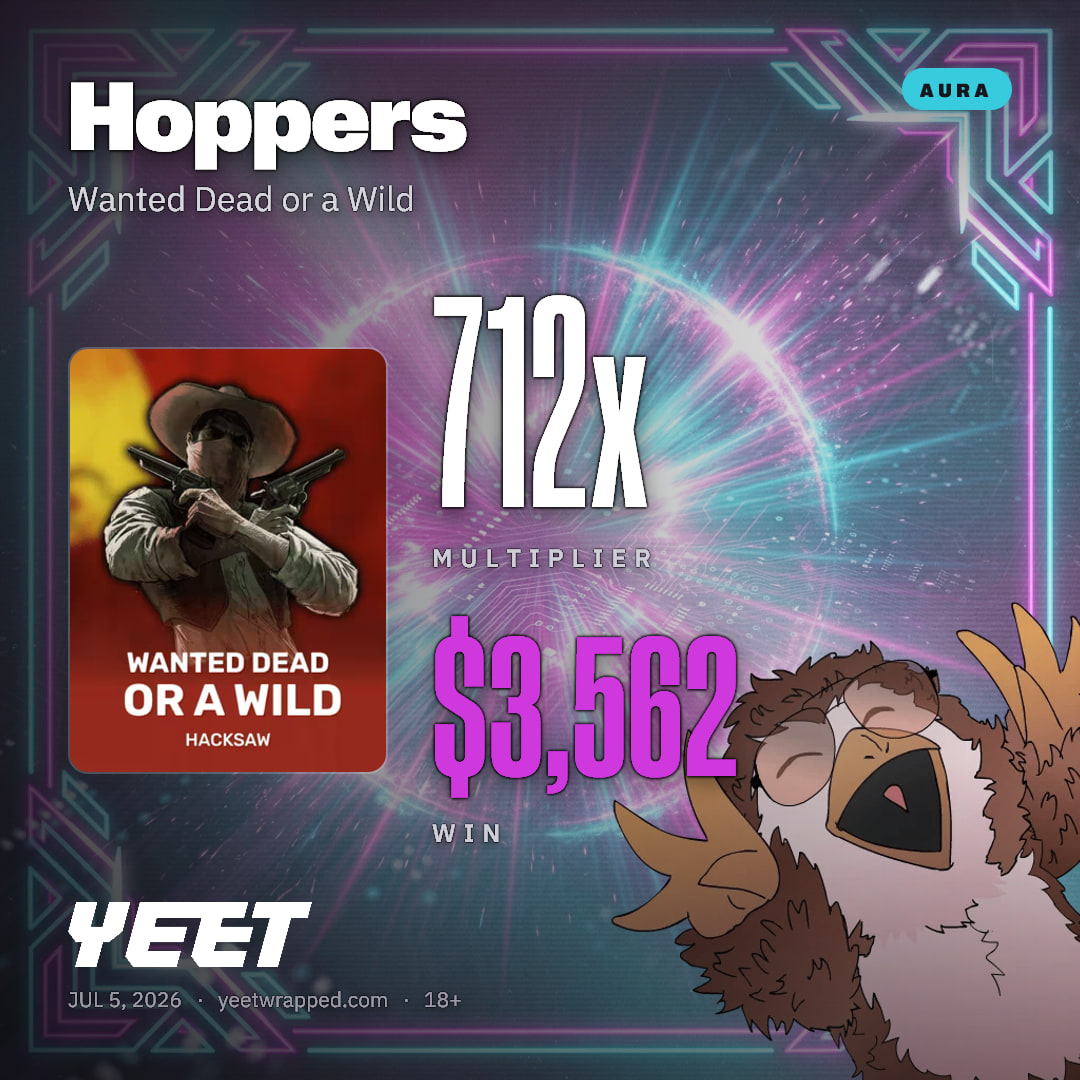 Hoppers hit 712.4x on Wanted Dead or a Wild