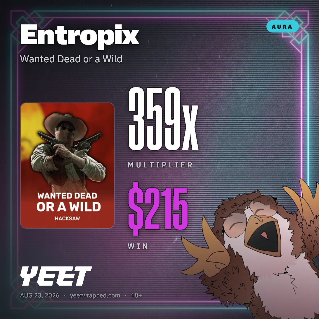 Entropix hit 358.8x on Wanted Dead or a Wild