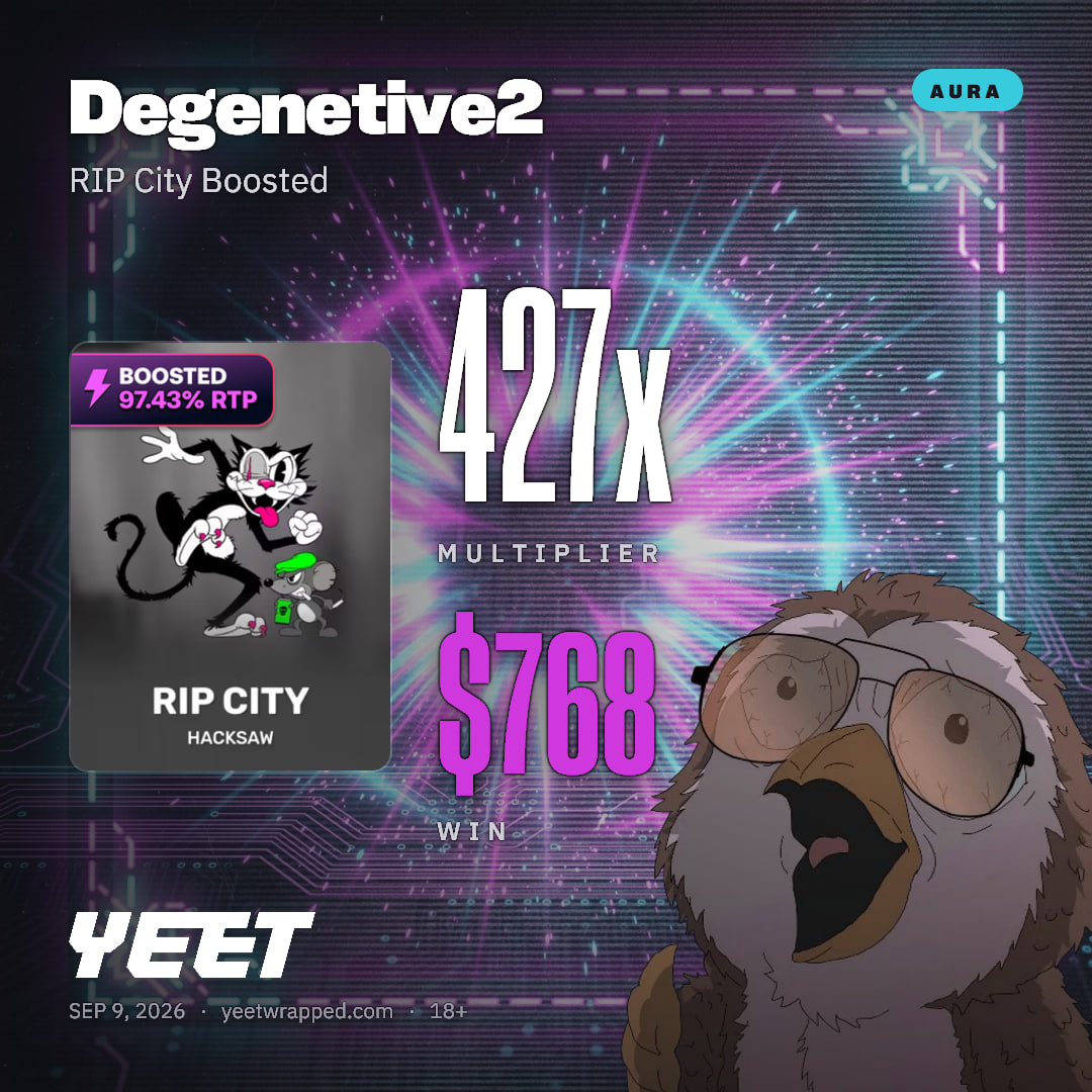 Degenetive2 hit 426.5x on RIP City Boosted