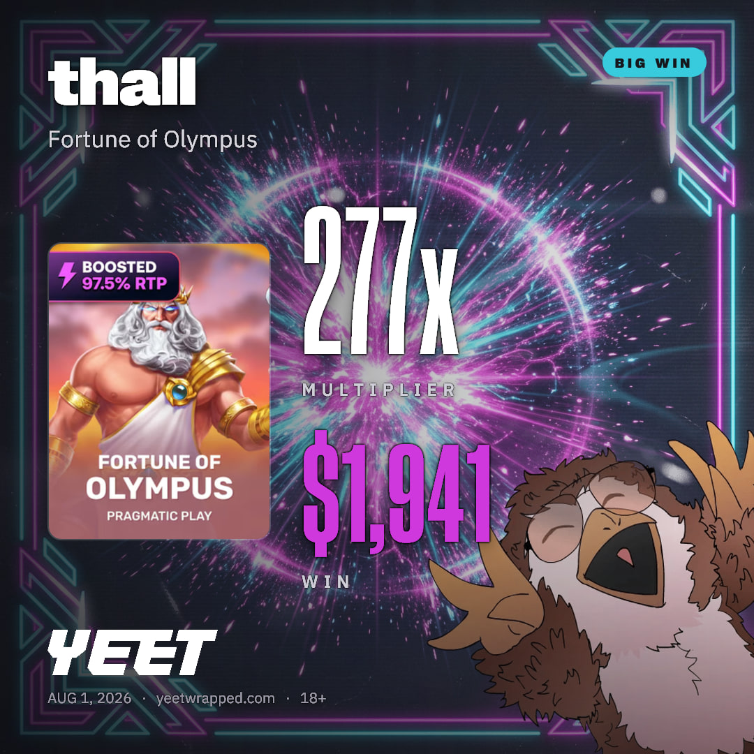 thall hit 277.3x on Fortune of Olympus