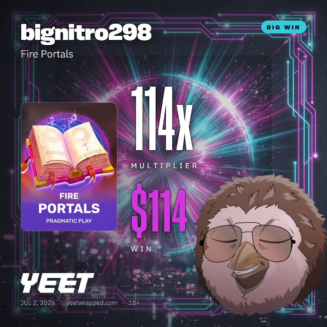 bignitro298 hit 113.8x on Fire Portals