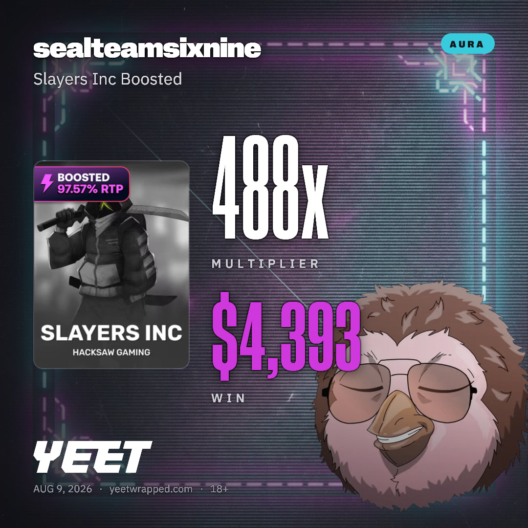 sealteamsixnine hit 488.1x on Slayers Inc Boosted