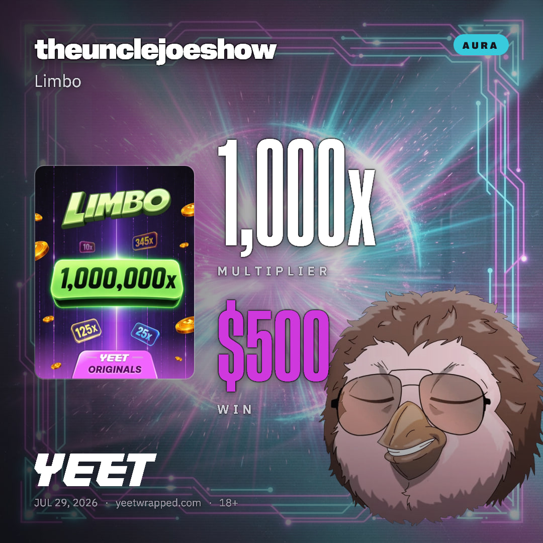 theunclejoeshow hit 1,000x on Limbo