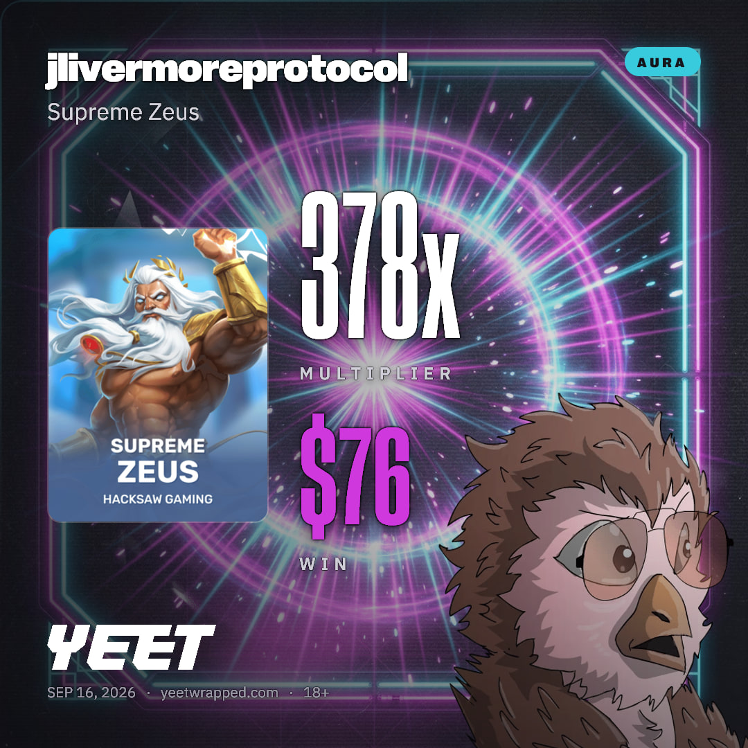 jlivermoreprotocol hit 377.9x on Supreme Zeus