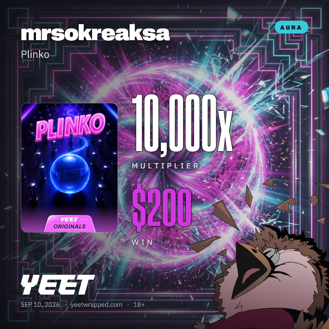 mrsokreaksa hit 10,000x on Plinko