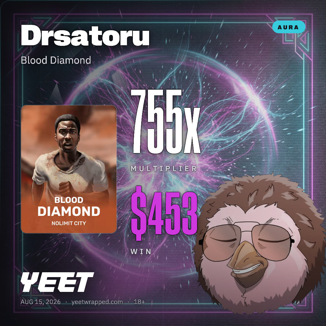 Drsatoru hit 754.6x on Blood Diamond