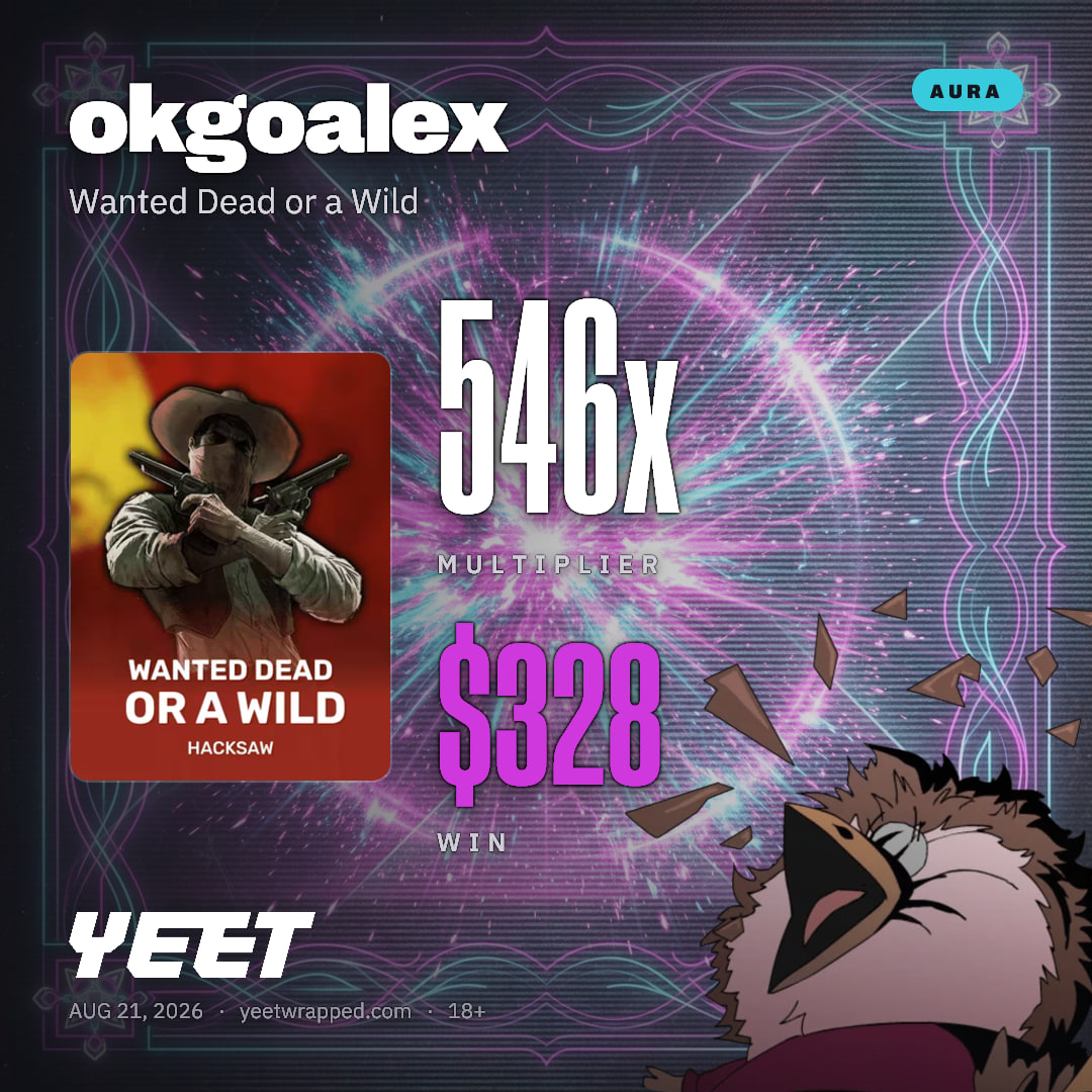 okgoalex hit 546.2x on Wanted Dead or a Wild