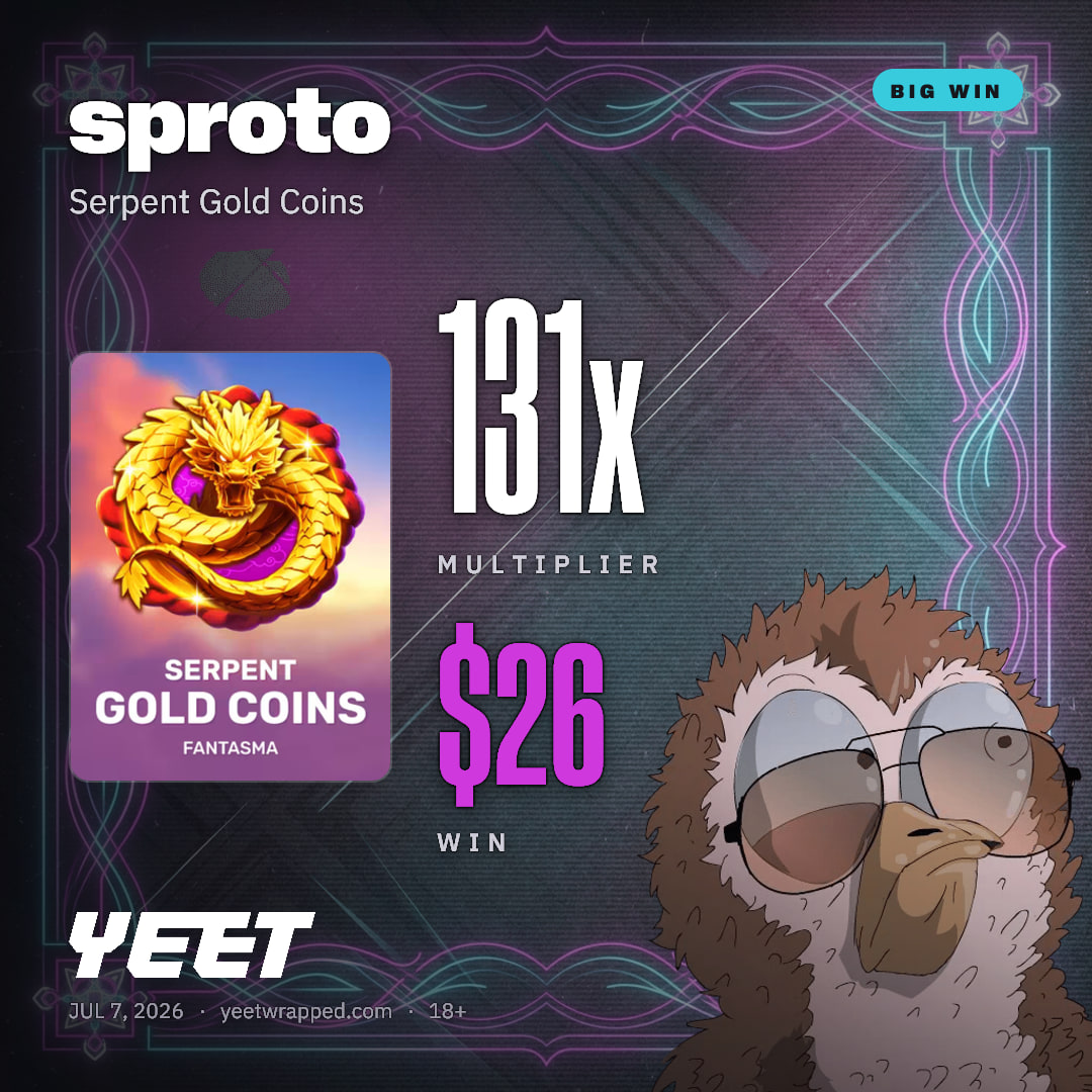 sproto hit 131x on Serpent Gold Coins