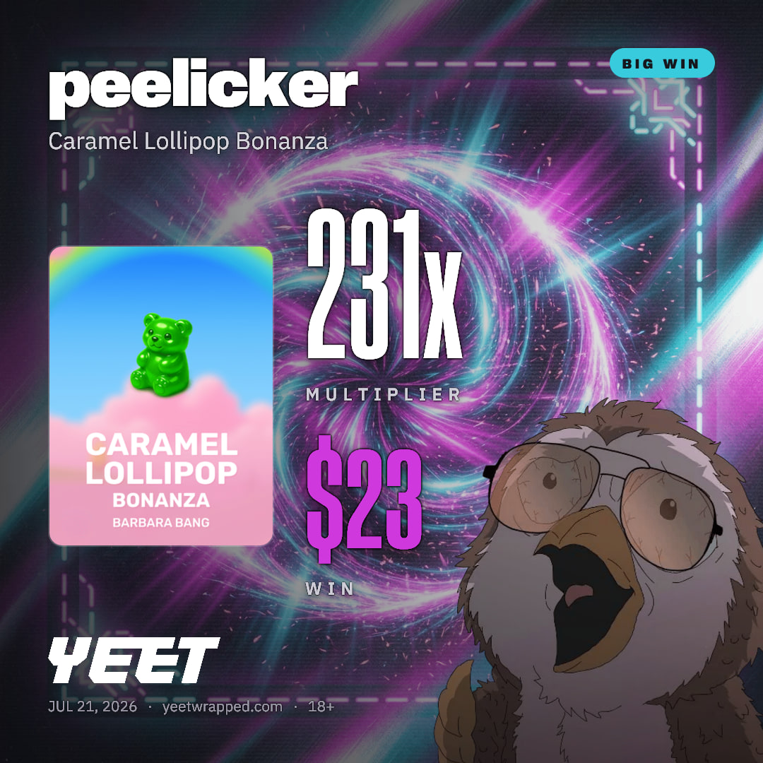 peelicker hit 230.7x on Caramel Lollipop Bonanza
