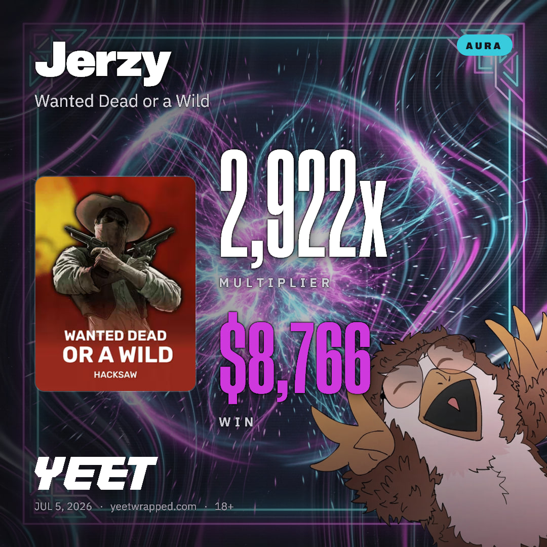 Jerzy hit 2,922x on Wanted Dead or a Wild