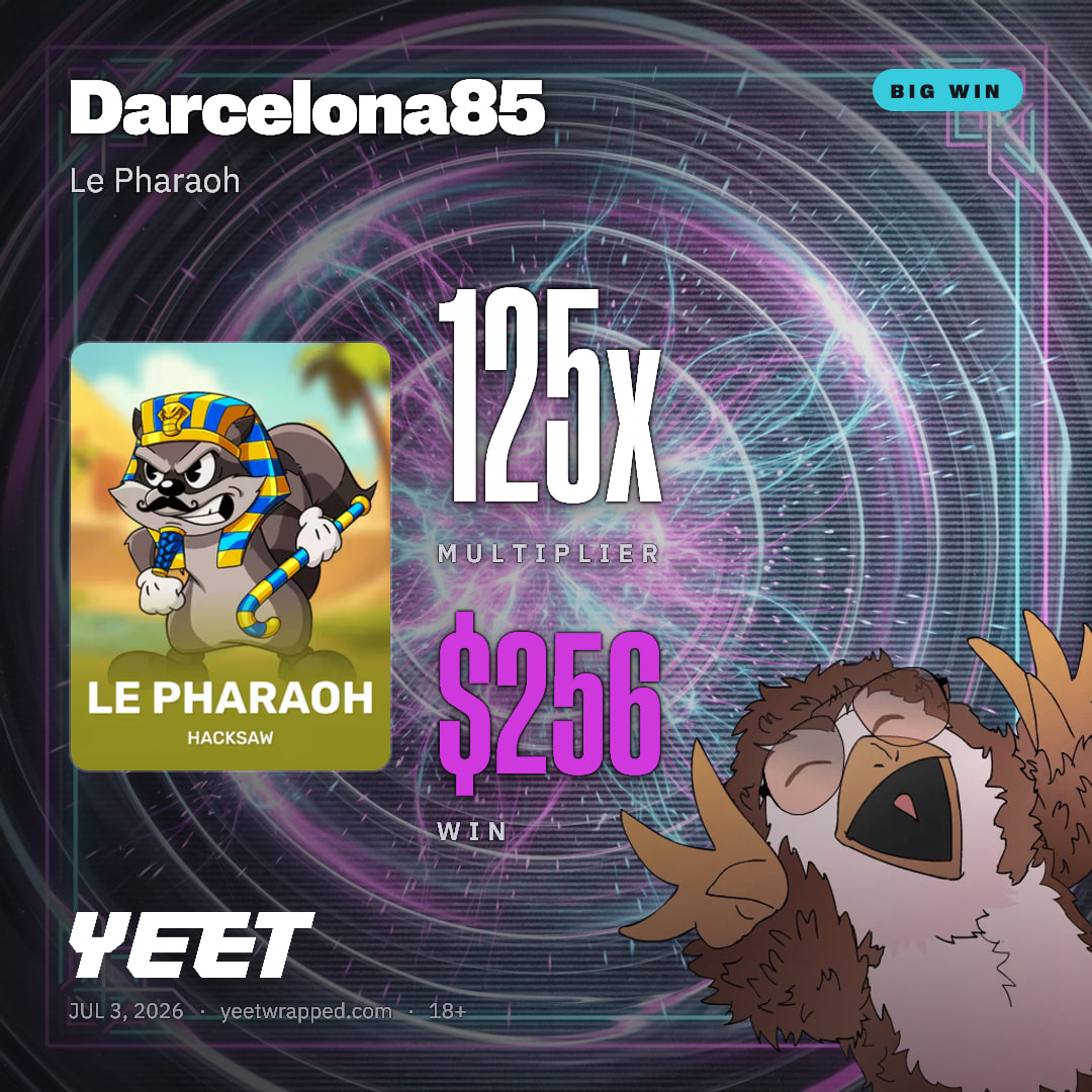 Darcelona85 hit 124.5x on Le Pharaoh
